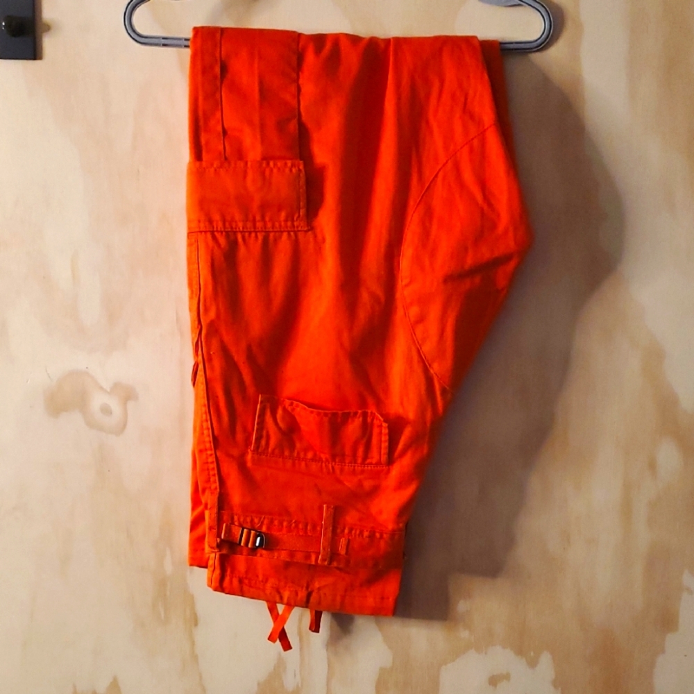 Bright Orange Cargo Pants